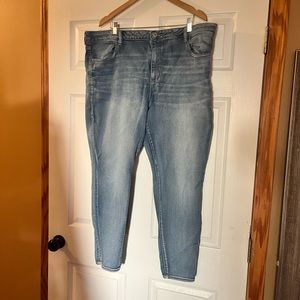 American Eagle size 24 Ne(x)t level stretch hi ride jegging.